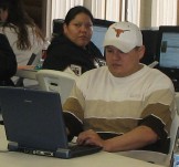 students in computer lab