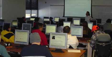 Computer-based training at Turtle Mountain