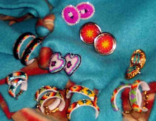 beaded ear-ring collection