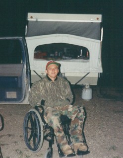 willie hunting in wheelchair