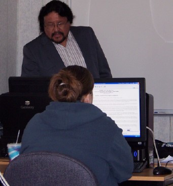 Dr. Longie teaching class