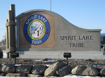 Spirit Lake Tribe Sign