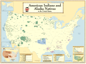 This Census Bureau map depicts the locations o...