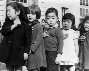 First-graders, some of Japanese ancestry, at t...